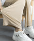 セミフレアパンツレディース ロングパンツ リブカットソーパンツ 韓国風 ゆったり 涼しげ サラリ美脚パンツ 着やせ 薄手パンツ 快適楽チン 長ズボン ウエストゴム 21KUZI-013