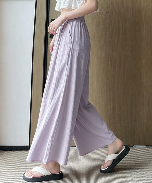 ワイドパンツ 冷感キュロットパンツ春夏秋 きれいめガウチョパンツ ハイウエストフレアパンツ 薄手イージーパンツ軽いスカーチョスカンツ 楽ちんパンツトレンドボトムス 21KUZI-022