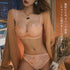 ブラジャーショーツセットレディース ブラ ブラジャー 3/4カップ 花柄刺しゅう レースランジェリーセット 可愛い 盛りブラ 韓国風 美胸ワイヤレスブラ 痛くない 21NEIYI-030
