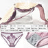 ブラジャーショーツセットレディース ブラ ブラジャー 3/4カップ 花柄刺しゅう レースランジェリーセット 可愛い 盛りブラ 韓国風 美胸ワイヤレスブラ 痛くない 21NEIYI-030
