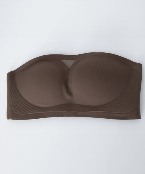 ストラップレスノンワイヤー美胸ブラジャー カップ付きブラトップ 単品 チューブトップ 落ちない 盛りブラ 美背 シームレスブラ レディース ズレない 安心感 無地 21NEIYI-046