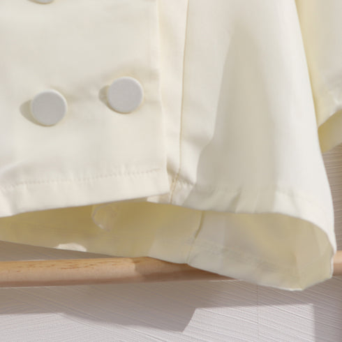 サマージャケット 2点セット 夏コーデ クロップド丈 半袖 レディース ショート丈 トップス カジュアル フェミニン 軽アウター インナー付き 着やせ 羽織 21SHANGYI-023