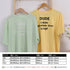 英字ロゴプリント半袖Tシャツスリット入り ラウンドネックTシャツ レディース ゆったり プルオーバー 体型カバー 半袖 大人カジュアル 前後差 夏服 韓国風 通学 21SHANGYI-050