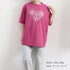 半袖Tシャツレディース 夏 ロゴ 韓国風 クルーネック tシャツ 半袖 ゆったり プルオーバー 夏トップス 体型カバー 配色ビッグTシャツ ハート ロゴプリント 21SHANGYI-069