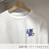 プリントTシャツ チュニックロンt 半袖 バックプリントTシャツ レディース オーバーサイズ カットソー オルチャン 韓国風 ロングtシャツ ビッグシルエット 白 21SHANGYI-070