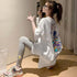 プリントTシャツ チュニックロンt 半袖 バックプリントTシャツ レディース オーバーサイズ カットソー オルチャン 韓国風 ロングtシャツ ビッグシルエット 白 21SHANGYI-070