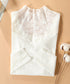 レースカットソー切り替えインナートップス レーストップス シアーシースルートップス レディース レイヤードトップス 薄手肌着 フェミニン 重ね着 細身tシャツ透け 21SHANGYI-085