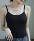 カップ付きキャミソール 韓国風ブラトップ レディースキャミUネック ベーシック肌着 大人可愛い薄手インナーウェア 柔らかい 美胸ブラトップ 快適レイヤードトップス 21SHANGYI-091