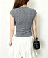 ドット柄tシャツレディース 半袖トップス tシャツ半袖コンパクトTシャツ カットソー半袖 韓国風 フィットトップス細見え フレンチスリーブTシャツ 大人可愛い夏服 21SHANGYI-102