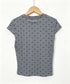 ドット柄tシャツレディース 半袖トップス tシャツ半袖コンパクトTシャツ カットソー半袖 韓国風 フィットトップス細見え フレンチスリーブTシャツ 大人可愛い夏服 21SHANGYI-102