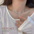 ダブルハートモチーフネックレス 20代 チェーンネックレス レディース ショート 大人カジュアル ファッション 韓国風 チョーカー きれいめ アクセサリー 21SHIPIN-034