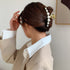 パールバンスクリップ 大人可愛い 新作 ヘアクリップ ゴールド 簡単髪留め ゴージャス ヘアアクセサリー 髪飾り 春夏 大人上品 韓国風 雑貨 20代 30代 21SHIPIN-039