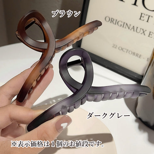 樹脂ヘアクリップ 大人っぽい まとめ髪 バンスクリップ レディース 髪留め かわいい ヘアアクセサリー 大きめ シンプル プレゼント オフィスカジュアル 雑貨 21SHIPIN-040