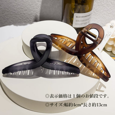 樹脂ヘアクリップ 大人っぽい まとめ髪 バンスクリップ レディース 髪留め かわいい ヘアアクセサリー 大きめ シンプル プレゼント オフィスカジュアル 雑貨 21SHIPIN-040