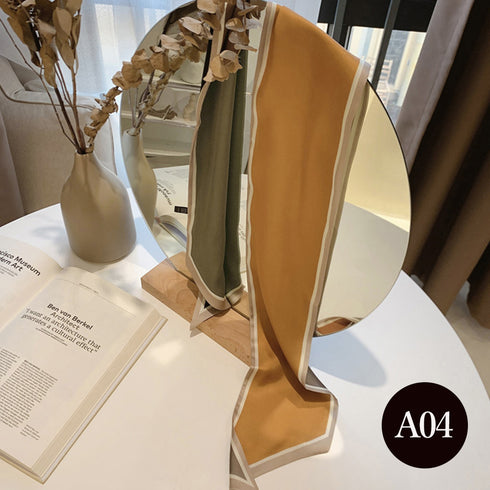 スカーフ ヘアバンド レディース ロング マルチスカーフ ヘアアクセサリー 髪留め 可愛い 柄スカーフ 軽い 柔らかい ポニーテール結び 万能アイテム カジュアル 21SHIPIN-043