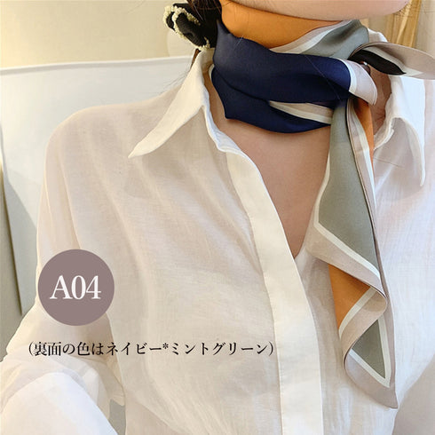 スカーフ ヘアバンド レディース ロング マルチスカーフ ヘアアクセサリー 髪留め 可愛い 柄スカーフ 軽い 柔らかい ポニーテール結び 万能アイテム カジュアル 21SHIPIN-043