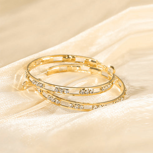 キラキラピアスサークル人気アクセサリー 幾何学模様ピアス レディース おしゃれ ゴールド ジュエリー 韓国風 お呼ばれ 個性的 人気 プレゼント 大人コーデ 春 21SHIPIN-050