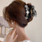 ヘアクリップレディース 花バンスクリップ リボンチュール ヘアクリップ 大人女性 まとめ髪 お洒落 ヘアアクセサリー 大きめ プレゼント オフィス雑貨 オルチャン 21SHIPIN-055