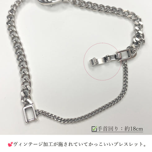 チェーンブレスレットレディース おしゃれ アクセサリー ラインストーン 重ね付けブレスレット メタル シルバー 秋アクセ 着こなし レトロ風 大人カジュアル 人気 21SHIPIN-059