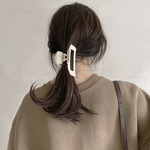 樹脂ヘアクリップレディースまとめ髪可愛い バンスクリップ 大人っぽい 髪留め シンプル ヘアアクセサリー 大きめ 誕生日プレゼント オフィスカジュアル 雑貨 春夏 21SHIPIN-064