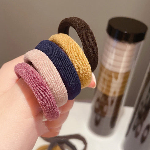 ヘアゴム20本セット プレーン ヘアタイ ヘアアクセサリー 収納ケース付き ヘアアレンジ 髪留め 無地 髪飾り 女性 プチプラ 普段使い 大人カジュアル お出かけ 21SHIPIN-072