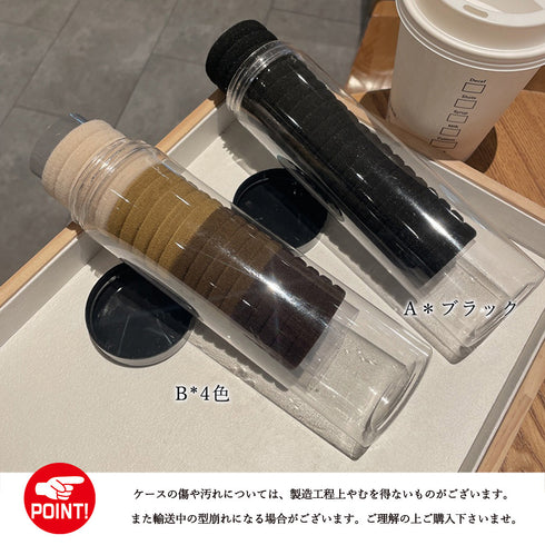 ヘアゴム20本セット プレーン ヘアタイ ヘアアクセサリー 収納ケース付き ヘアアレンジ 髪留め 無地 髪飾り 女性 プチプラ 普段使い 大人カジュアル お出かけ 21SHIPIN-072