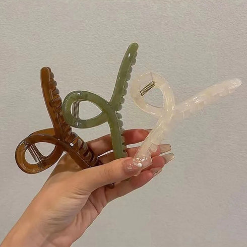 ヘアクリップ大きめアクリルバンスクリップ ヘアアクセサリー 大人っぽい 可愛い まとめ髪 シンプル 誕生日プレゼント 雑貨 春夏オルチャン アクセ 髪留め 大人気 21SHIPIN-077