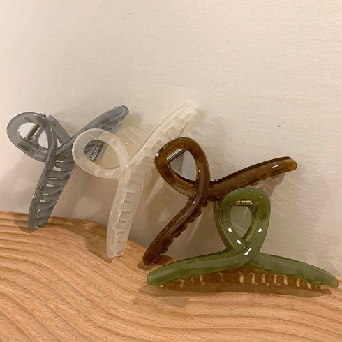 ヘアクリップ大きめアクリルバンスクリップ ヘアアクセサリー 大人っぽい 可愛い まとめ髪 シンプル 誕生日プレゼント 雑貨 春夏オルチャン アクセ 髪留め 大人気 21SHIPIN-077