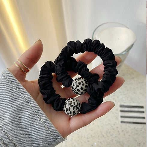 レオパード柄ヘアゴム レディースシュシュ ヘアアクセサリー 2点セット ヒョウ柄 韓国ファッション ヘアアクセ プチプラ 30代40代50代 アニマル柄 髪飾り 21SHIPIN-083