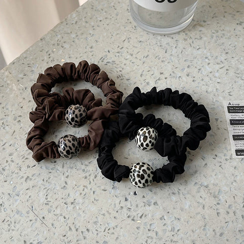 レオパード柄ヘアゴム レディースシュシュ ヘアアクセサリー 2点セット ヒョウ柄 韓国ファッション ヘアアクセ プチプラ 30代40代50代 アニマル柄 髪飾り 21SHIPIN-083