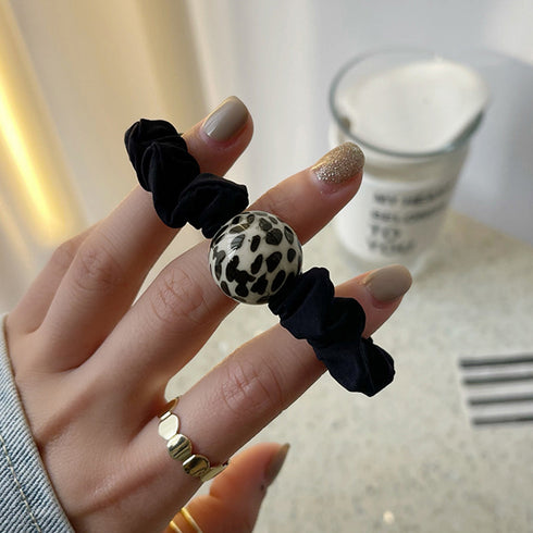 レオパード柄ヘアゴム レディースシュシュ ヘアアクセサリー 2点セット ヒョウ柄 韓国ファッション ヘアアクセ プチプラ 30代40代50代 アニマル柄 髪飾り 21SHIPIN-083