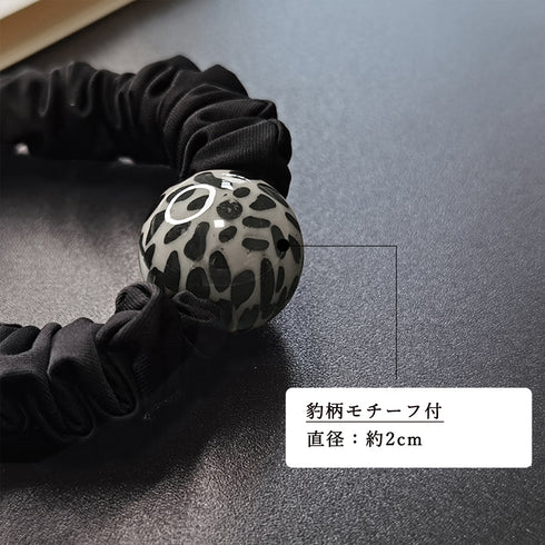 レオパード柄ヘアゴム レディースシュシュ ヘアアクセサリー 2点セット ヒョウ柄 韓国ファッション ヘアアクセ プチプラ 30代40代50代 アニマル柄 髪飾り 21SHIPIN-083