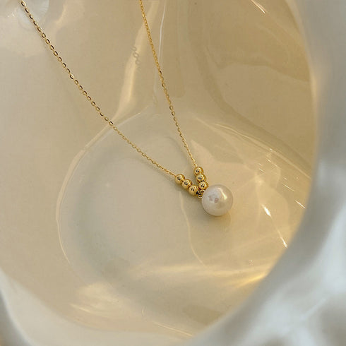 フェイクパールネックレスレディース可愛い ネックレス ゴールド 人気アクセサリー 韓国風 ファッション小物 上品 結婚式 パーティー ジュエリー 女子会 おしゃれ 21SHIPIN-084