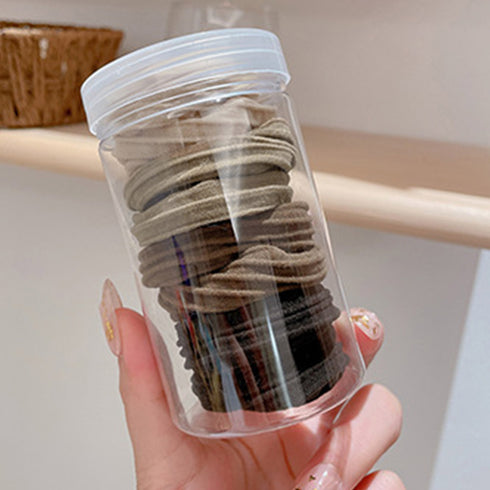 ヘアゴム8本セット 無地 リングヘアゴム ヘアアクセサリー レディース 収納ケース付き ヘアアレンジ 髪留め 髪飾り プチプラ 普段使い 大人カジュアル ヘアタイ 21SHIPIN-086