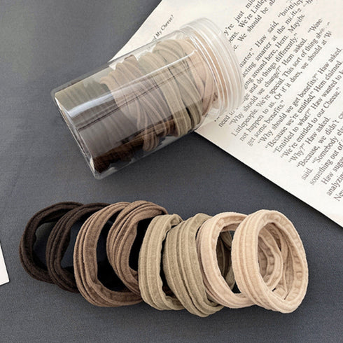 ヘアゴム8本セット 無地 リングヘアゴム ヘアアクセサリー レディース 収納ケース付き ヘアアレンジ 髪留め 髪飾り プチプラ 普段使い 大人カジュアル ヘアタイ 21SHIPIN-086