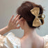 ビッグリボン ヘアクリップ レディース春 リボンクリップ 韓国風 リボンバレッタ トレンドヘアアクセサリー 大人可愛い髪飾り まとめ髪 オフィスカジュアル 女子会 21SHIPIN-095
