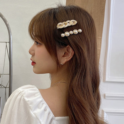 ヘアピンレディース パールSETピン春夏 ヘアアクセサリー 大人ヘアクリップ パール髪留め まとめ髪 かわいい 髪飾り 普段使い デイリー ゴールド オフィス雑貨 21SHIPIN-104