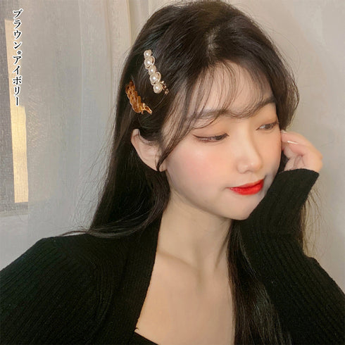 ヘアピンレディース パールSETピン春夏 ヘアアクセサリー 大人ヘアクリップ パール髪留め まとめ髪 かわいい 髪飾り 普段使い デイリー ゴールド オフィス雑貨 21SHIPIN-104