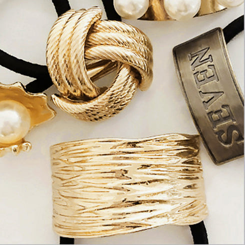 ヘアゴム ヘアアクセサリー レディース 選べる5タイプ 髪飾り ゴールド パール 通勤通学 シュシュ プチプラ小物 誕生日プレゼント ヘアアレンジグッズ 髪留め 21SHIPIN-117