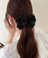 韓国風バンスクリップ リボンヘアクリップ レディースヘアアクセサリー 髪飾りギンガムチェック ガーリーまとめ髪 軽量ヘアアレンジ簡単上品髪留め オフィスカジュアル 21SHIPIN-130