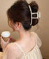 韓国風バンスクリップ クリアヘアクリップ パール調ヘアアクセサリー ビーズデザインヘアクリップ まとめ髪大人可愛い上品 フェミニン おしゃれヘアアクセハーフアップ 21SHIPIN-131