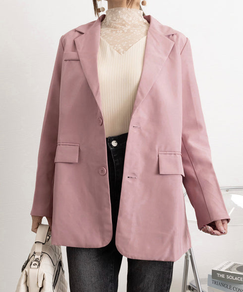 パンツスーツセット テーラードジャケット スーツワイドパンツ 上下セット セミワイドパンツ ゆったりシルエット 服 おしゃれボトムス オフィス 30代40代50代 21TZ-005