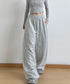 スウェットパンツサイドレースラインパンツ レディース ハイウエスト リラックスパンツ ウエストゴム ワイドパンツ ゆったり イージーパンツ 体型カバー ズボン秋冬 24BDMS-017
