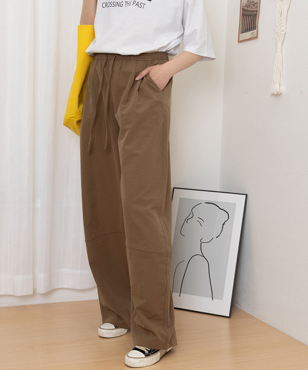 ワイドパンツハイウエストストレートパンツ