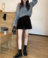 コーデュロイショートパンツ 裏起毛短パン レディース ポケット付き ショーパン ウエストゴム 美脚脚長 ホットパンツ 韓国風 ベーシックパンツ おしゃれ ボトムス 24BDMS-019