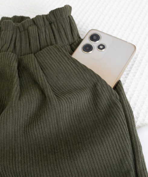 ベルト付き ショートパンツ コーデュロイ 裏起毛 ショーパン レディース ロールアップ短パン 美脚脚長 着やせホットパンツ ウエストゴム ボトムス 大人カジュアル 24BDMS-020