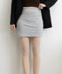 スリット入りキュロットスカート 露出防止 スポーツタイトスカート レディース ハイウエスト ミニ丈スカート春夏 インナーパンツ付き 膝上スカパン 着やせ 美脚脚長 24SKT-003