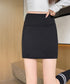 スリット入りキュロットスカート 露出防止 スポーツタイトスカート レディース ハイウエスト ミニ丈スカート春夏 インナーパンツ付き 膝上スカパン 着やせ 美脚脚長 24SKT-003