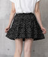 ティアードスカート 小花柄ミニ丈スカート レディース ハイウエスト ショート丈スカート インナーパンツ付きAラインスカート ウエストゴム 可愛い膝上丈スカート脚長 24SKT-004