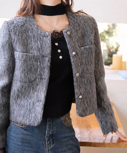 チョーカー風 リブニットトップス 韓国風 レディース スクエアネックニットウエア 着やせニットインナー オフィスカジュアルニットプルオーバー スリム重ね着トップス 24TPS-029